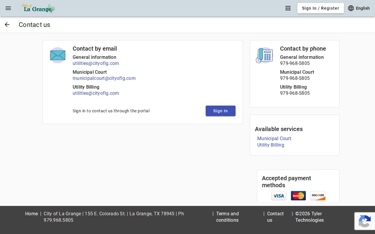 La Grange court docket portal contact information